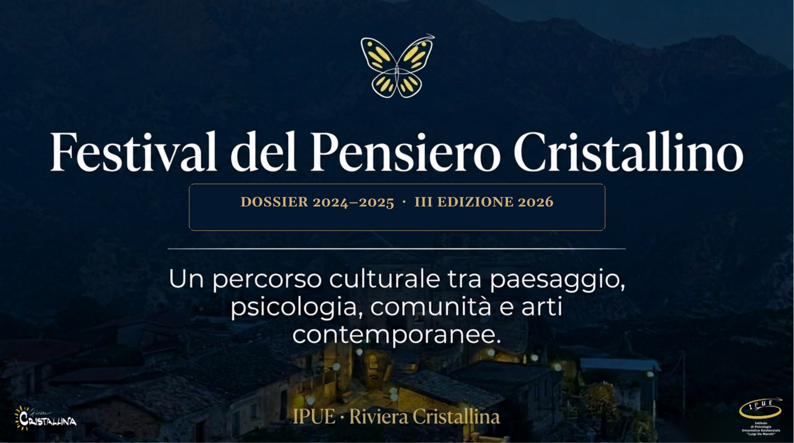 Copertina del dossier Festival del Pensiero Cristallino