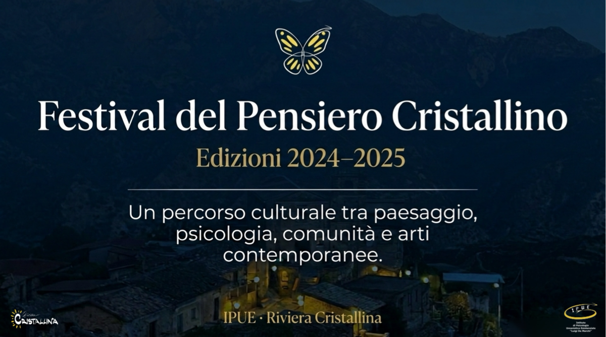 Copertina del dossier Festival del Pensiero Cristallino