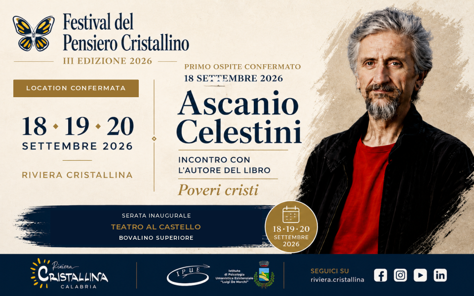 Location confermata: Ascanio Celestini al Teatro al Castello di Bovalino Superiore, 18 settembre 2026
